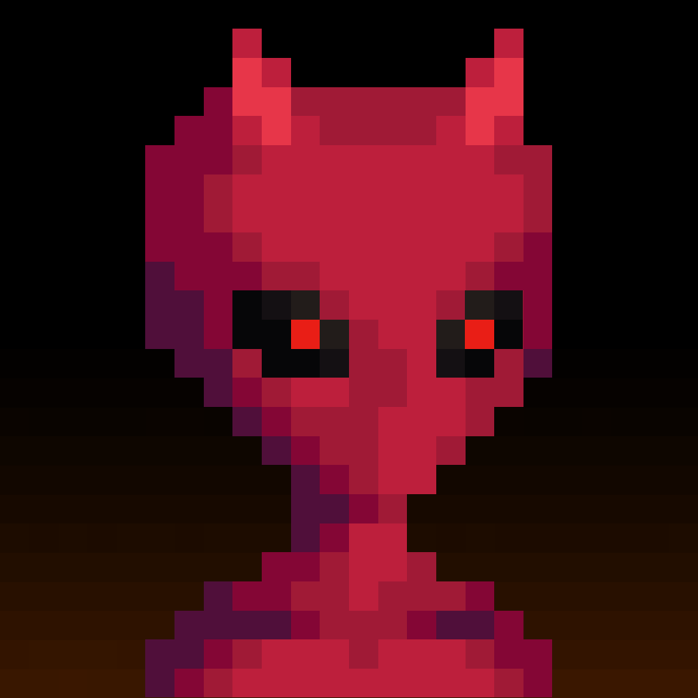 Demonic animated NFT model