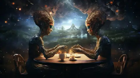Alien telepathic experience
