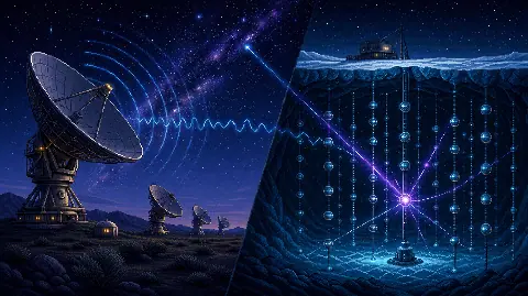 Neutrino vs Radio SETI Detection Methods