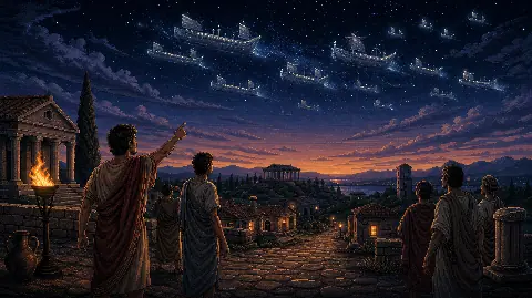 Ships in the Sky (218 BC)