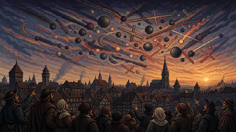 The 1561 Celestial Phenomenon Over Nuremberg