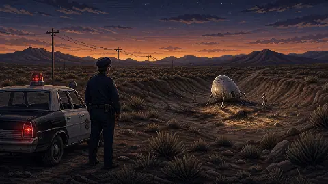 The Lonnie Zamora Incident, UFO Encounter