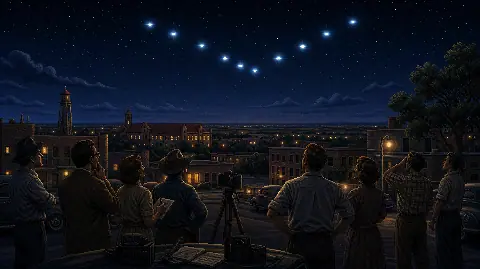 The Lubbock Lights UFO Sighting: